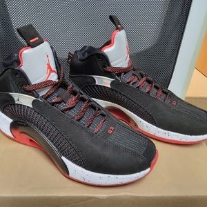 Jordan 35, Size 7.5 Mens, Black/Red/Silver, New